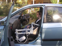 Ibis inside car (including sling)