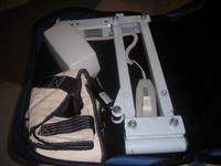 Ibis packed away in suitcase