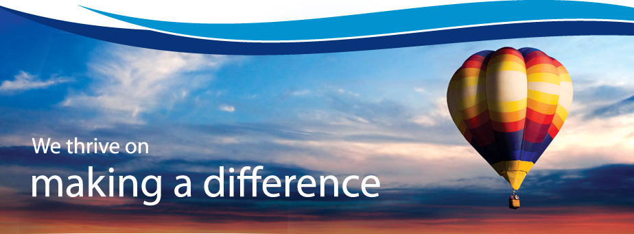 We Thrive on Making a Difference.